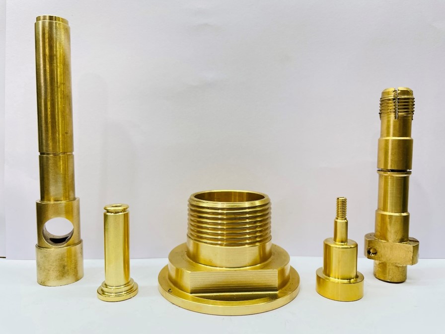 Brass Cups, Guides, and Pistons